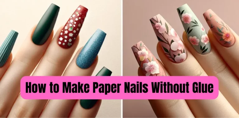 How to Make Paper Nails Without Glue
